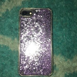 Purple and silver iPhone 6-7 case